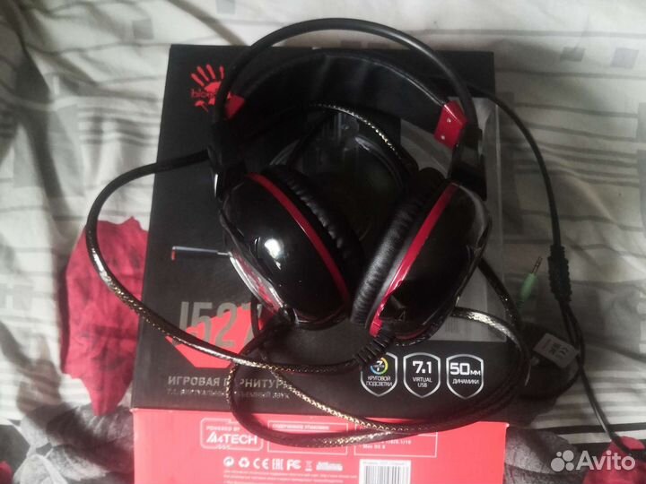 Игровые наушники с микрофоном
