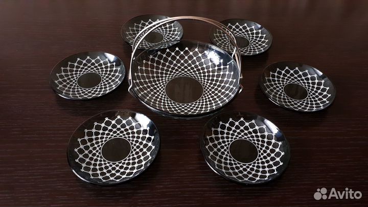 Набор для варенья, десерта. Стекло. СССР