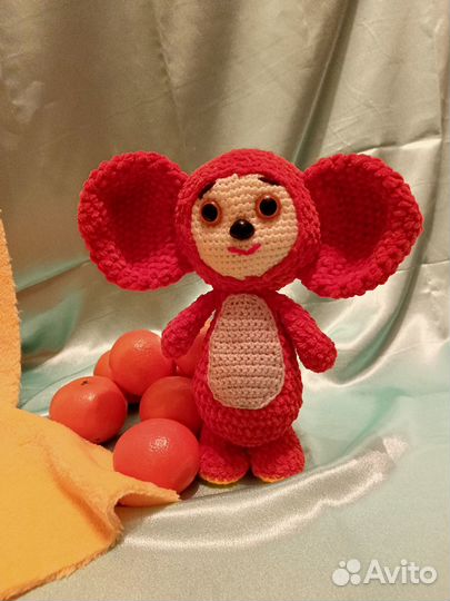 Чебурашка вязаный