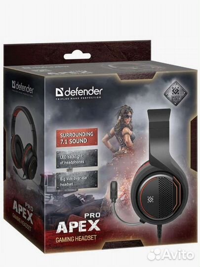 Компьютерная гарнитура Defender Apex Pro