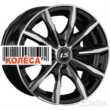 LS Wheels LS786 6.0x16 4x100 ET41 Dia60.1 BKF