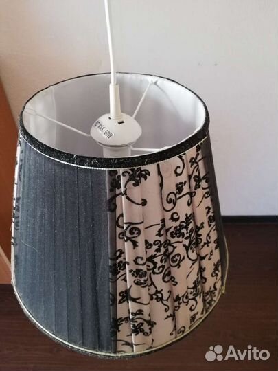 Люстра с абажуром