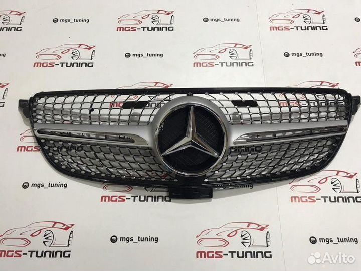 Решетка GLE-Coupe c292 Diamond Silver