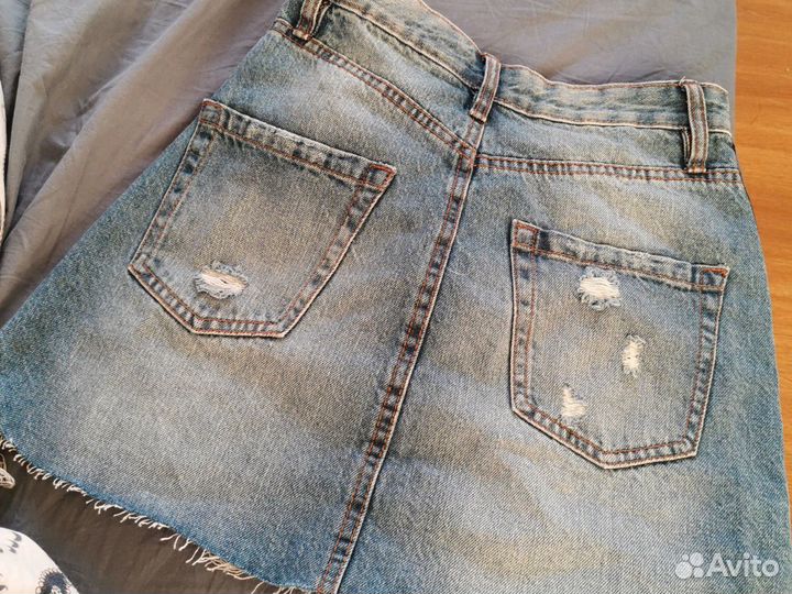 Юбка джинсовая