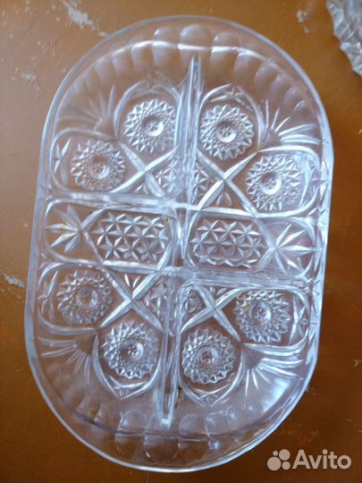 Блюда хрусталь