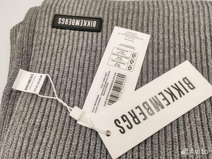 Bikkembergs шарф серый bksc00652K