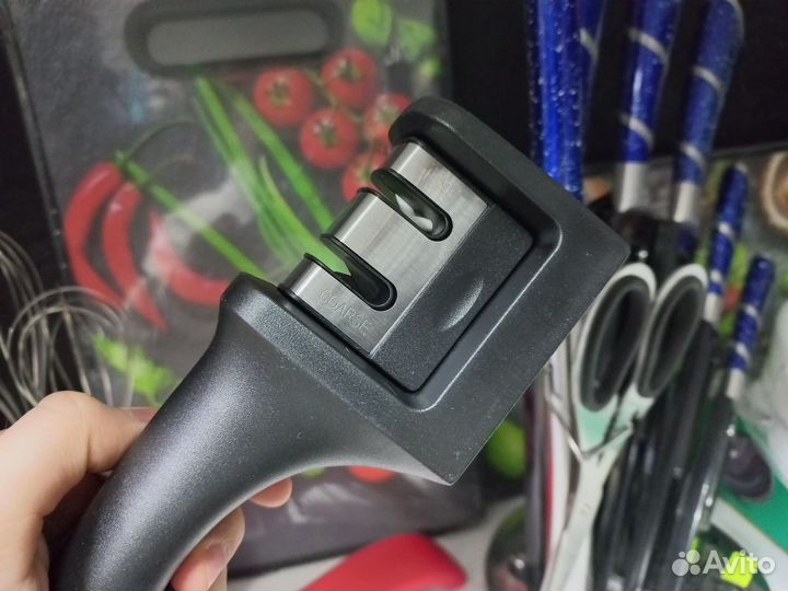 Точилка для ножей двойная заточка