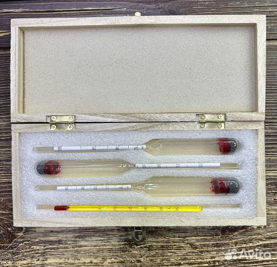 Набор ареометров для спирта асп-3