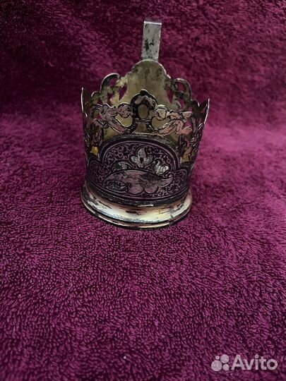 Подстаканник серебряный