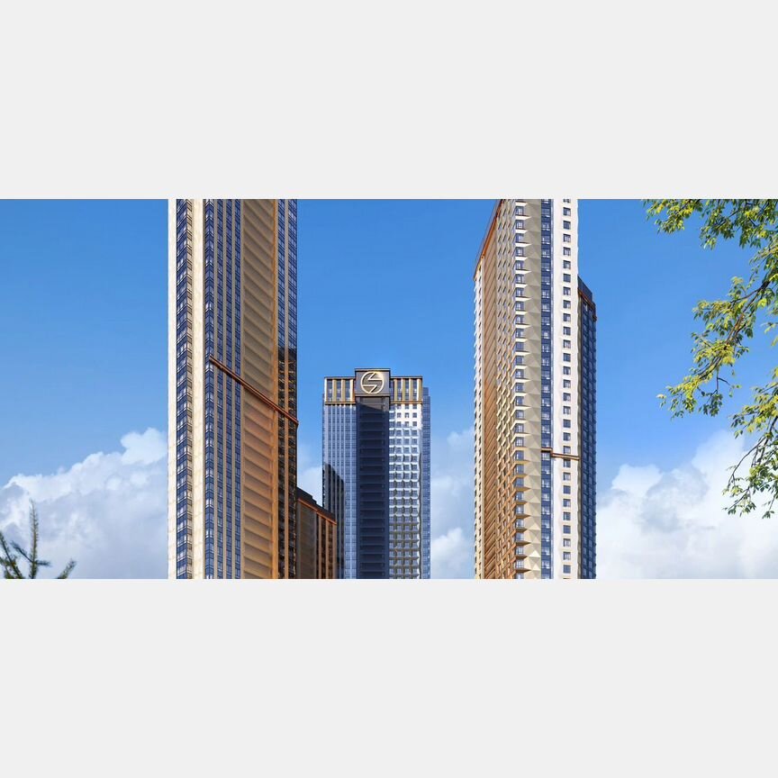 1-к. квартира, 42,8 м², 21/50 эт.