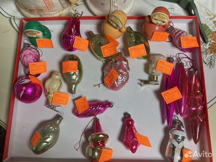 Елочные игрушки СССР