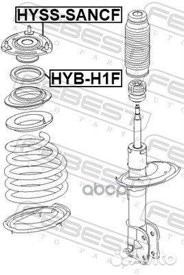 Опора амортизатора hyss-sancf