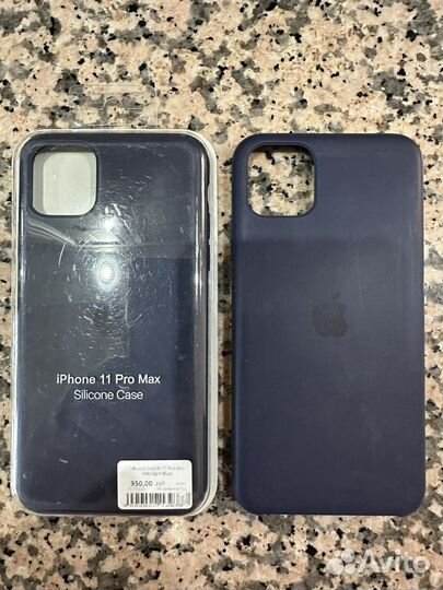 Чехлы для iPhone 11 Pro Max. 2силиконовых