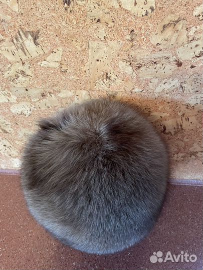 Шапка зимняя меховая женская песец