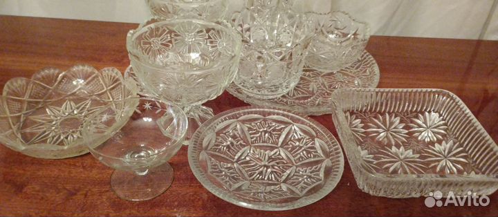 Хрустальная посуда СССР