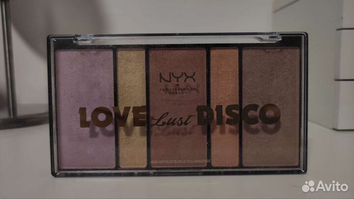 Палетка хайлайтеров NYX Love Lust Disco