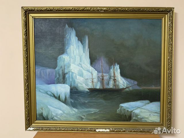 Картина «парусник во льдах»