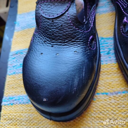 Ботинки рабочие кожаные