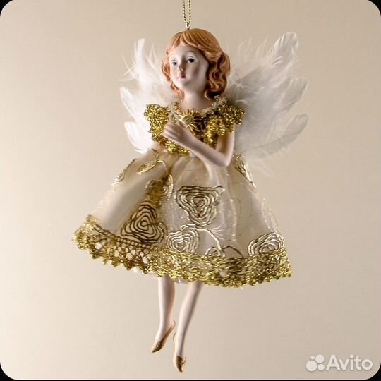 Ангел goodwill елочные игрушки 19.5 см