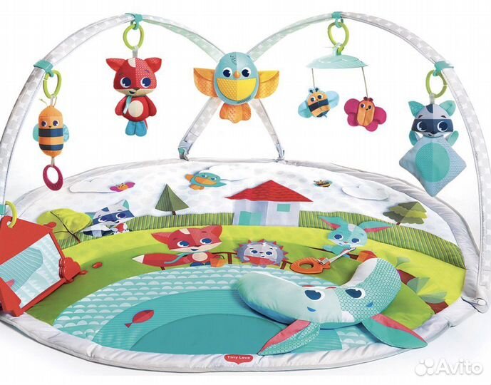 Развивающий коврик tiny love солнечная полянка
