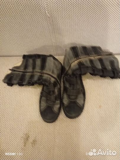 Сапоги кроссовки 40 р-р натур кожа