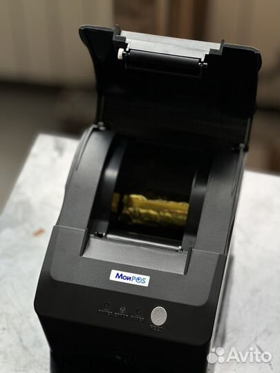 Притер чеков термопринтер для печати чеков черный