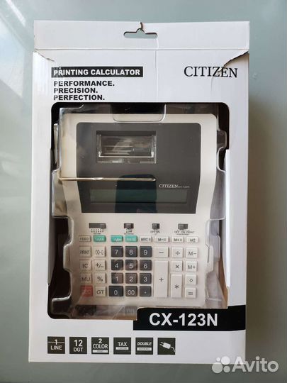 Калькулятор печатающий Citizen cx-123n