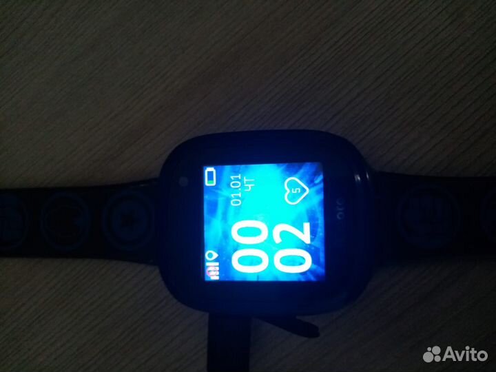 Детские умные часы Aimoto Marvel Герой, черный/син