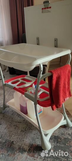 Пеленальный столик с ванночкой cam