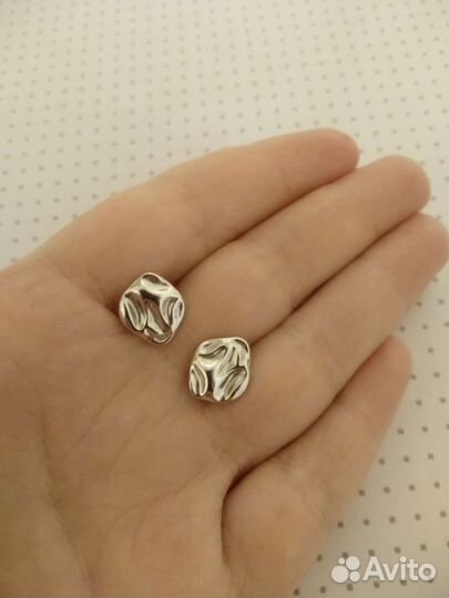 Серебряные серьги