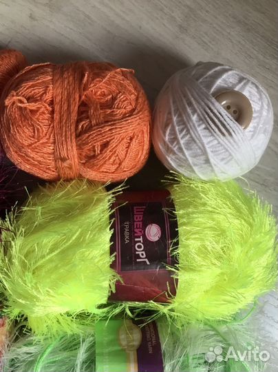 Пряжа фантазийная травка плюшевая для вязания