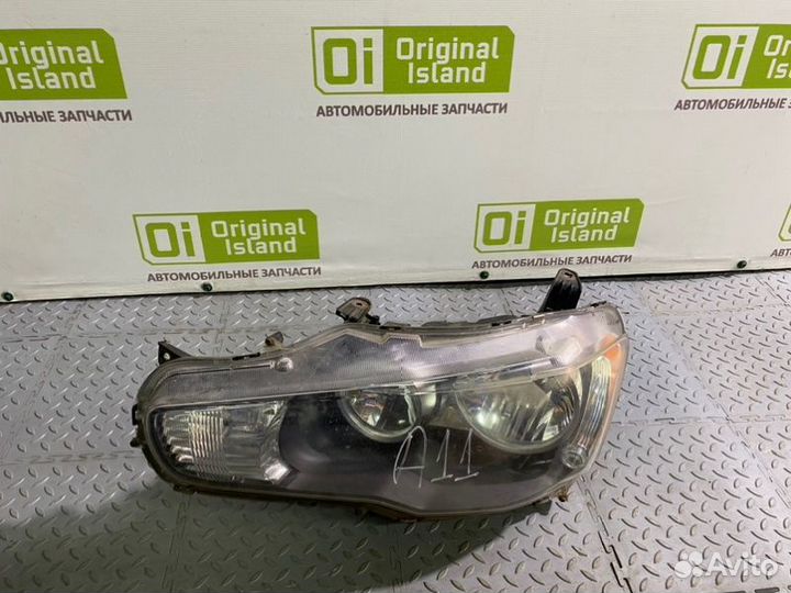 Фара галогеновая лев. перед. Mitsubishi Lancer 10