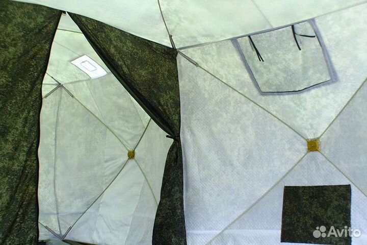 Палатки Стэк Куб, Дубль, Чум с навесом