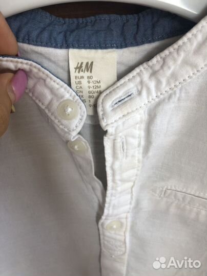 Рубашка на мальчика 80-86 размер