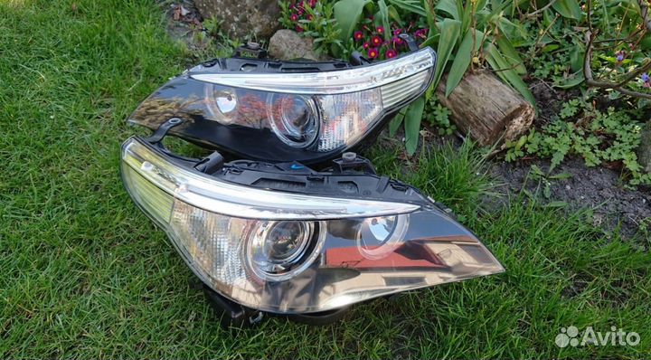 Фары ксенон Bmw e60 04 дорестайлинг