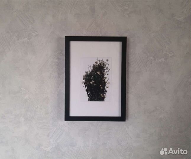 Открытка в рамке на стену