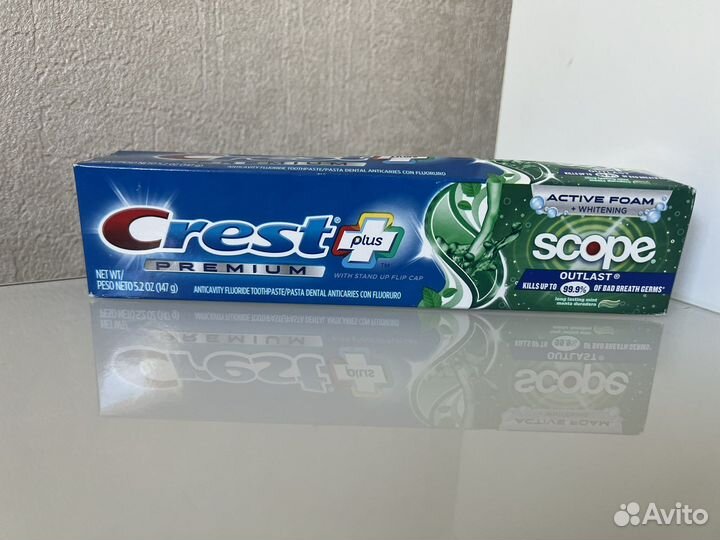 Crest зубные пасты USA