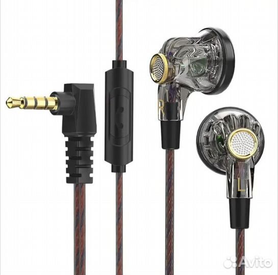Наушники вкладыши с микрофоном