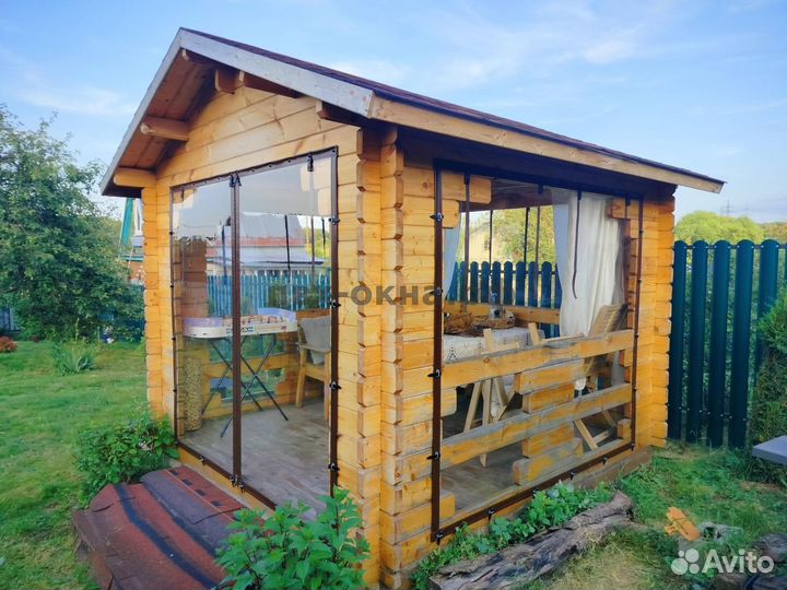 Мягкие окна для террас и беседок