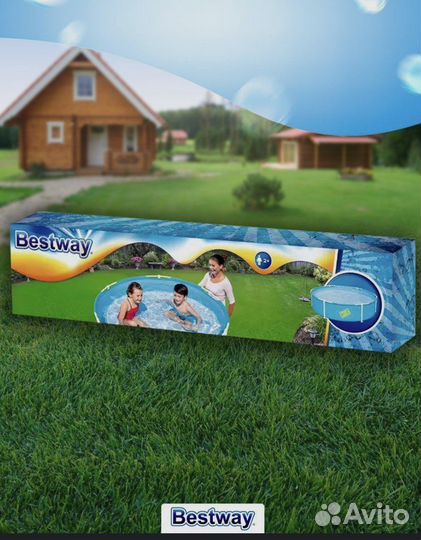 Каркасный бассейн новый