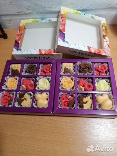 Шоколадные подарки на день рождение, учителю и др