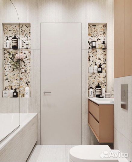 Дверь скрытого монтажа под покраску