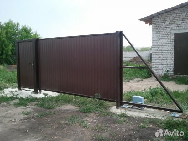 Откатные Ворота, Под ключ. Каркас откатых ворот