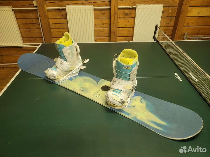 Сноуборд комплект женский (morrow+ Burton)