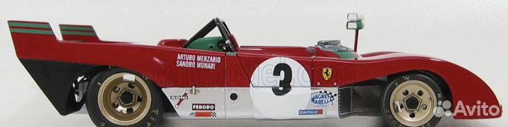 Ferrari 312P N3 winner targa florio 1/18 GMP
