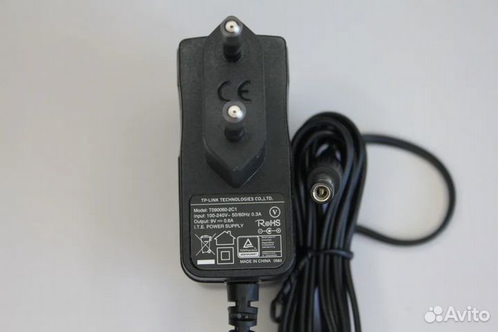 Сетевой адаптер TP-link 9В 0,6А 1м