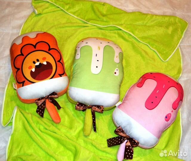 Подушка игрушка с пледом 3 в 1