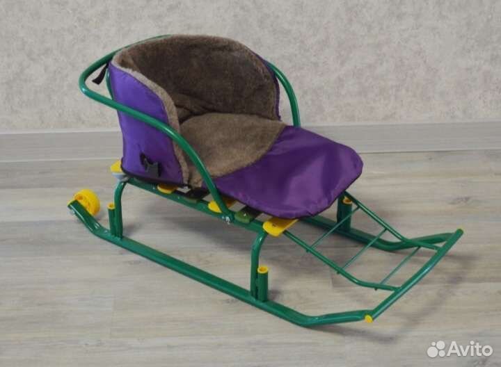 Детские санки с колесами
