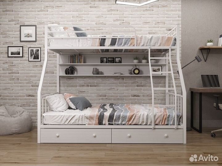 Детская кровать двухэтажная