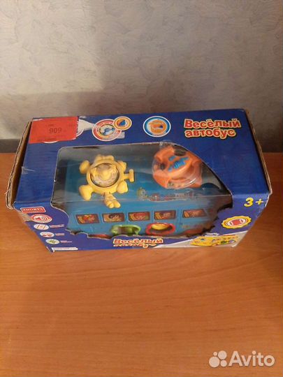 Игрушка автобус музыкальный новый